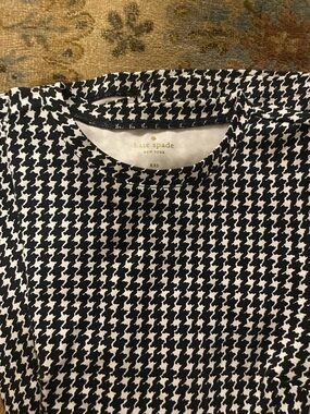 kate spade Black and White Houndstooth dress